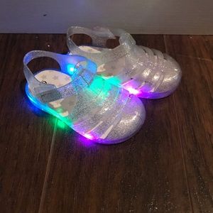 Toddler Light up Jelly Sandals 6c